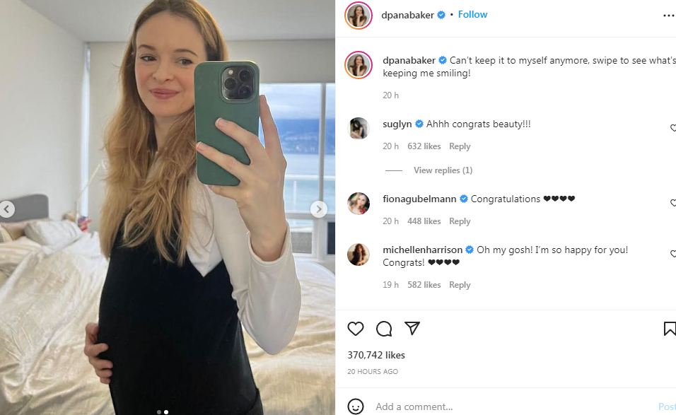 Danielle Panabaker expecting second child with husband Hayes Robbins