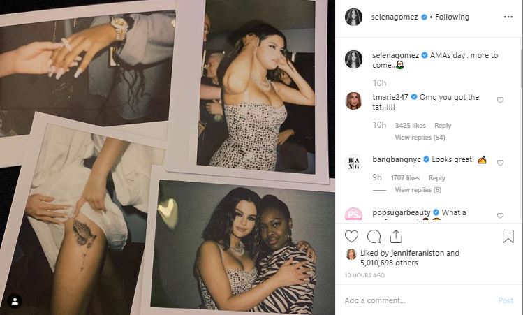 Selena Gomez Flaunts Her New Tattoo On Social Media 451_x_749_jpg