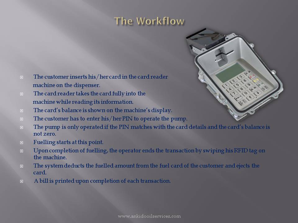 ANKIDO fuel cards system
