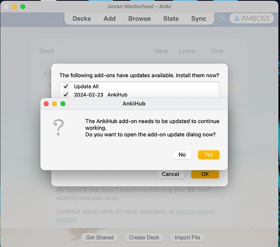 Help anki hub update docent let me use Anki - π Support - AnkiHub