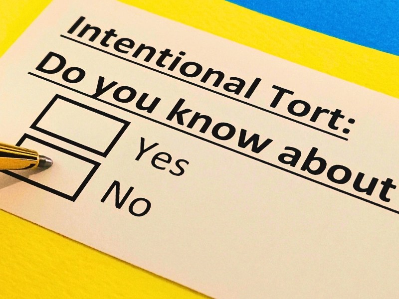 Intentional Tort Examples Ankin Law