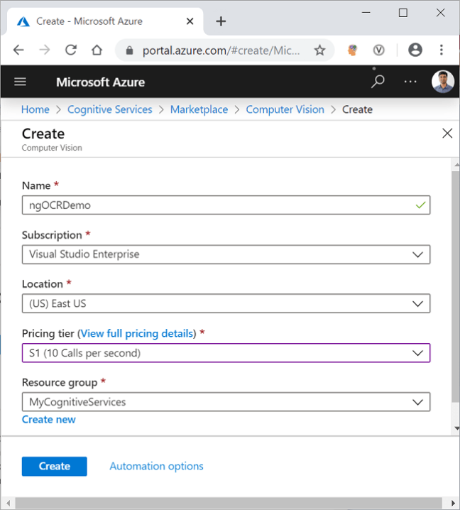 Optical Character Reader Using Angular And Azure Computer Vision