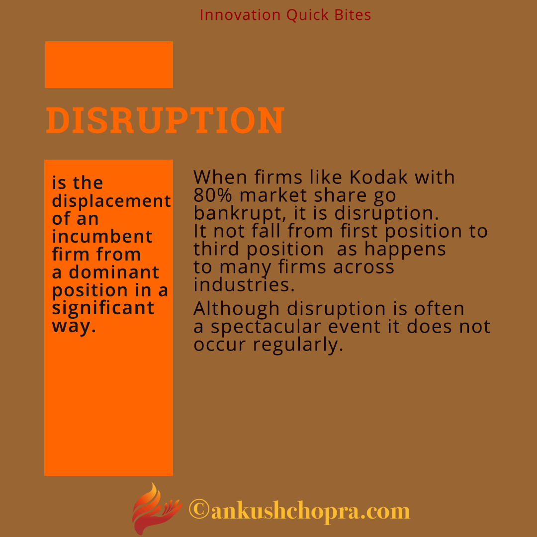 What is disruption?