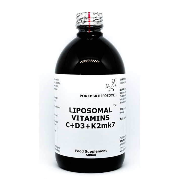 LIPOSOMAL VITAMINS C+D3+K2mk7 Zink 500ml