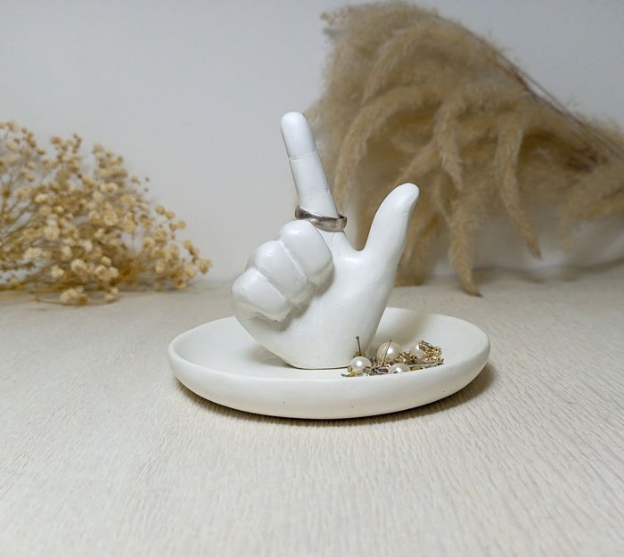 Guns up Ring Holder, Finger Ring Stand, Wreck Em Hand Ring Holder, Hand