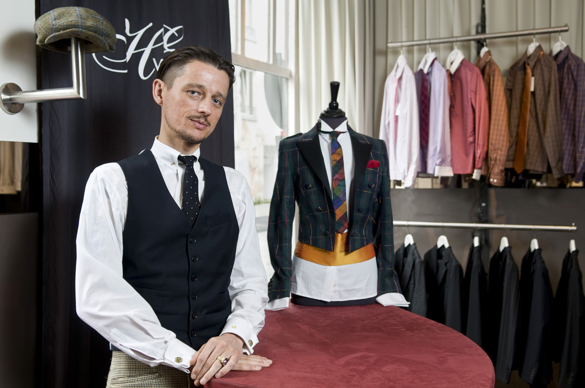 Bent Angelo Jensen, Modedesigner und Besitzer des Geschäftes “Herr von