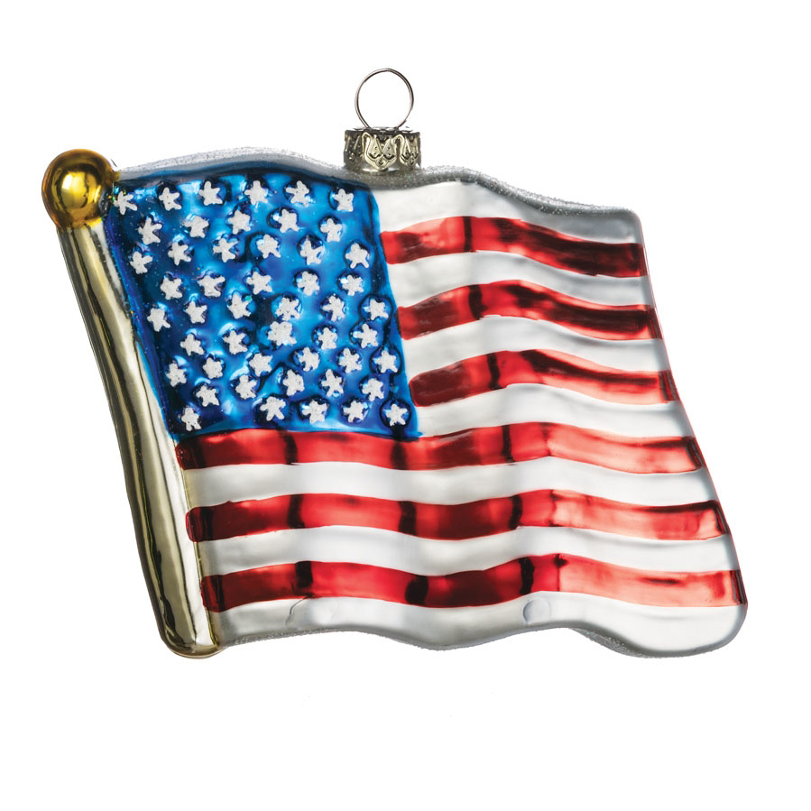 American Flag Ornament Annabelle's Interiors, Inc. Design & Gift