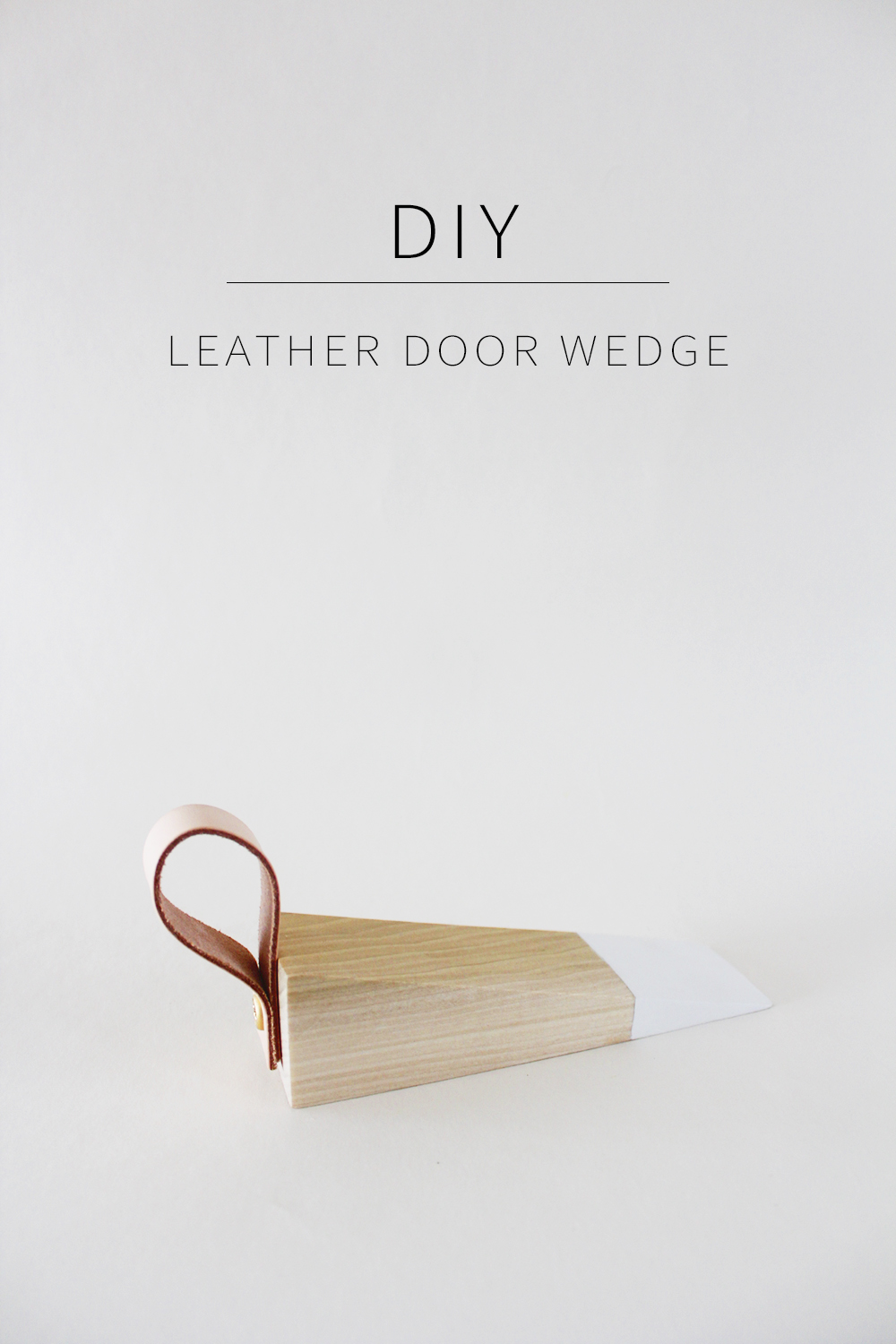 DIY Leather Door Wedge Annabode Denver's 1 Sustainable Interior