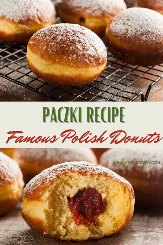 Paczki Polish Donuts Recipe Anna in the Kitchen