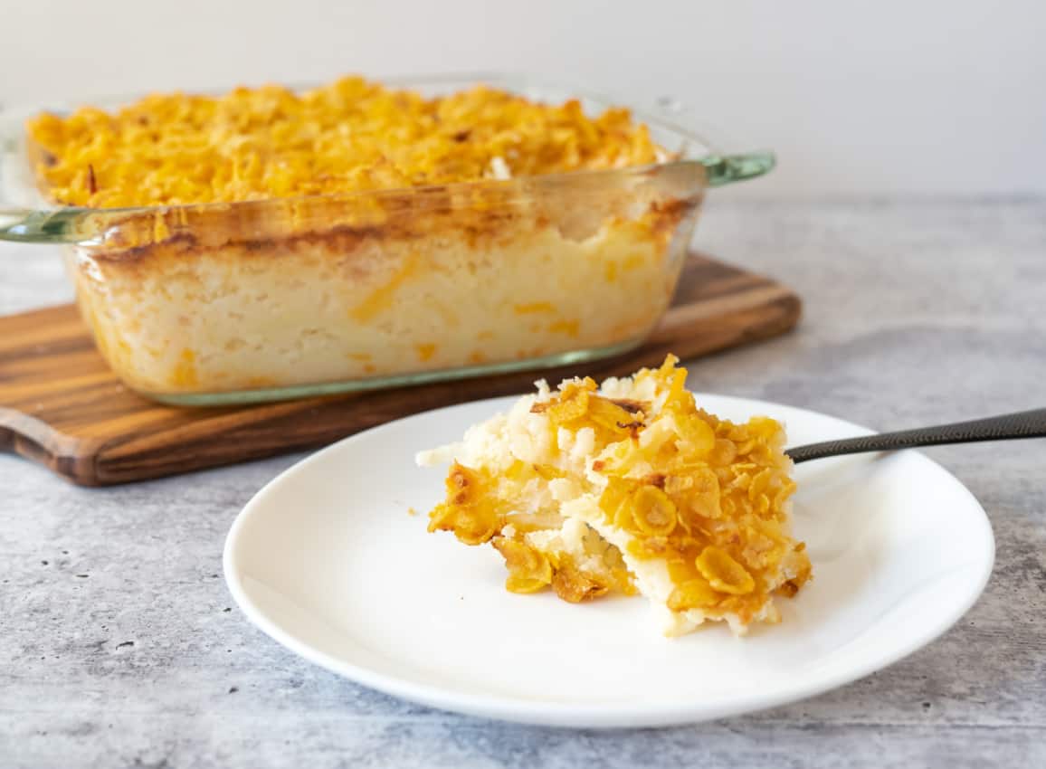 Cheesy Funeral Potatoes Casserole Recipe Anna in the Kitchen