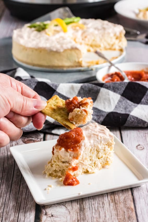 Instant Pot Crab Cheesecake Anna in the Kitchen