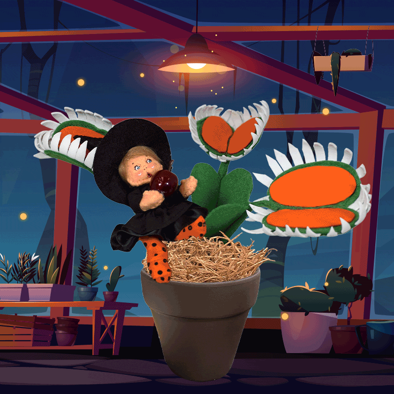 7in Venus Fly Trap Annalee Dolls Exclusive Collection