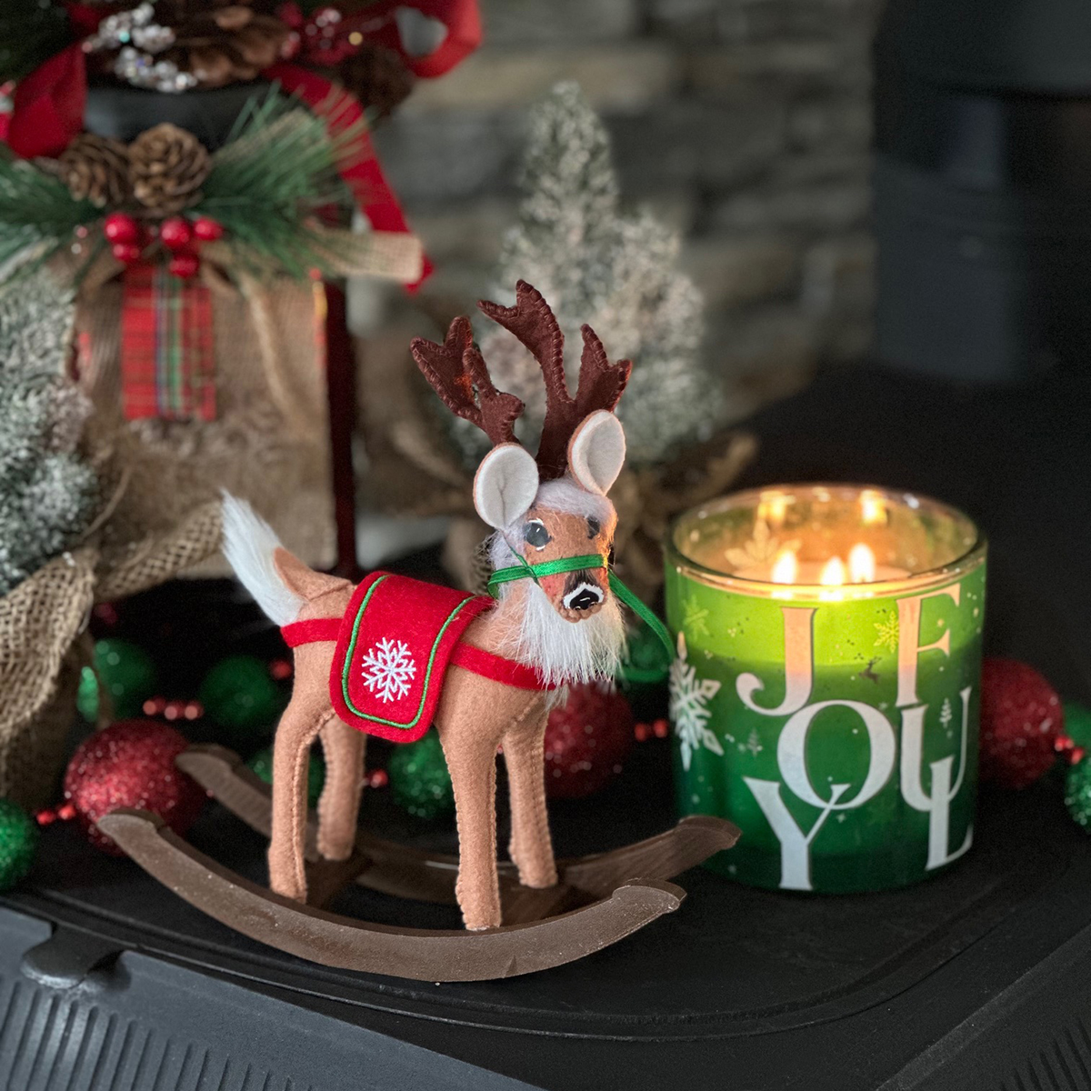 6in Rocking Reindeer Annalee Dolls