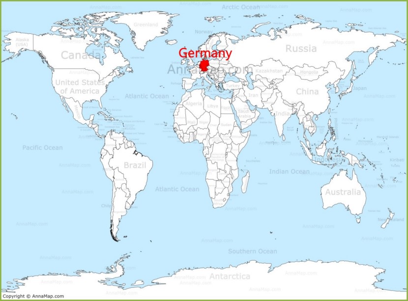 Map of Germany with cities and towns Ontheworldmap.com