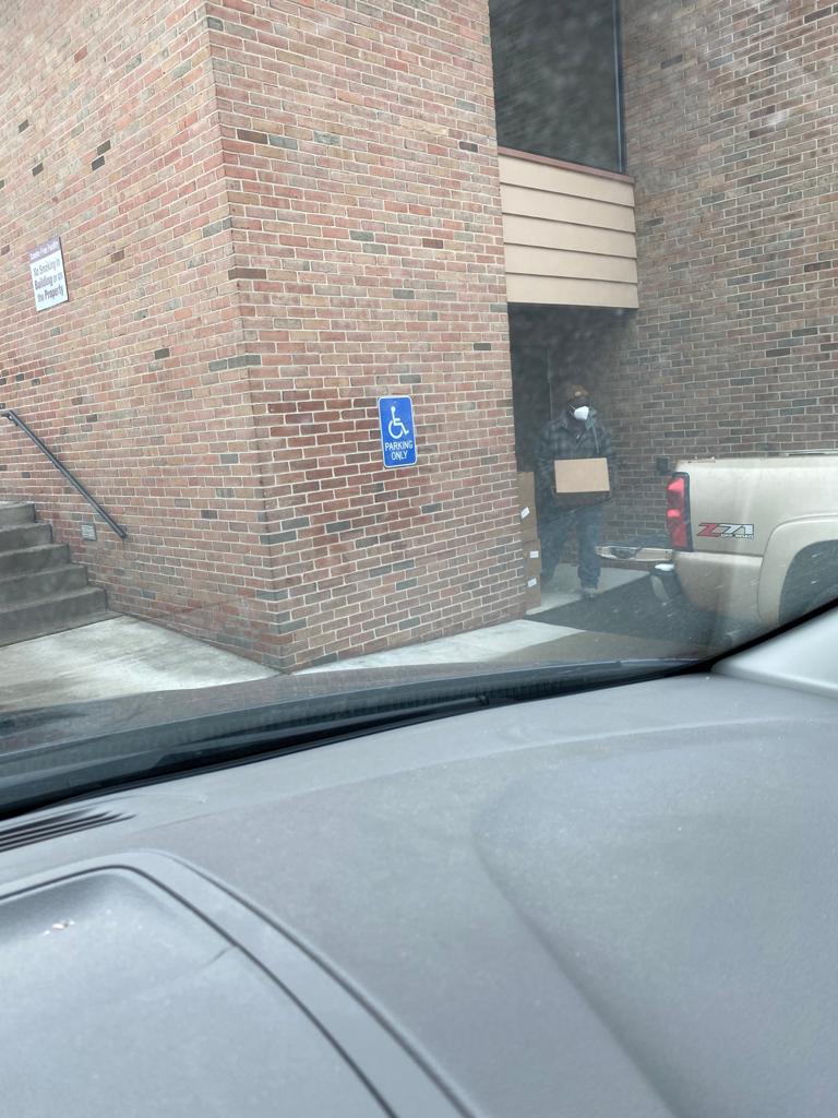 We Called In The Trucks To Get Out The Food! Ann Arbor Community Center