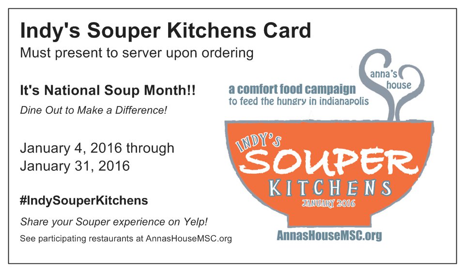 Souper Kitchens Card The Lords Pantry at Annas House