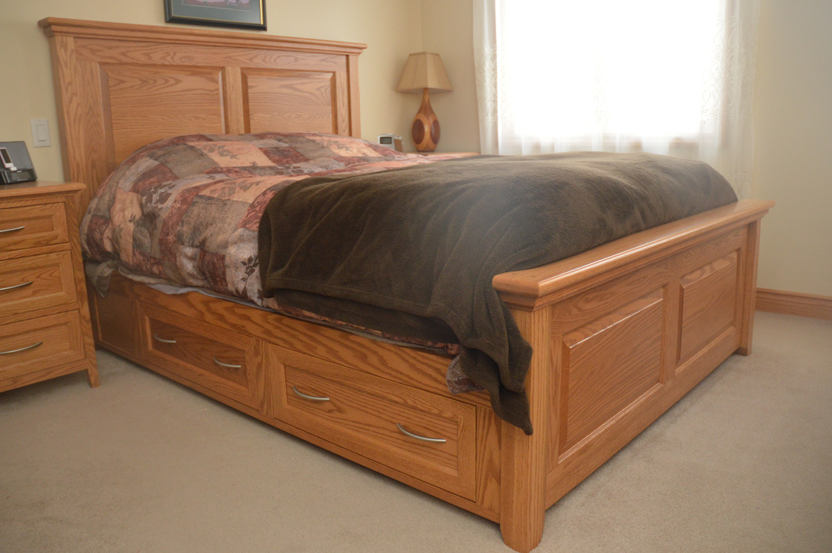 Solid Wood King Bed Frames Hudson Valley Storage Bed Toronto