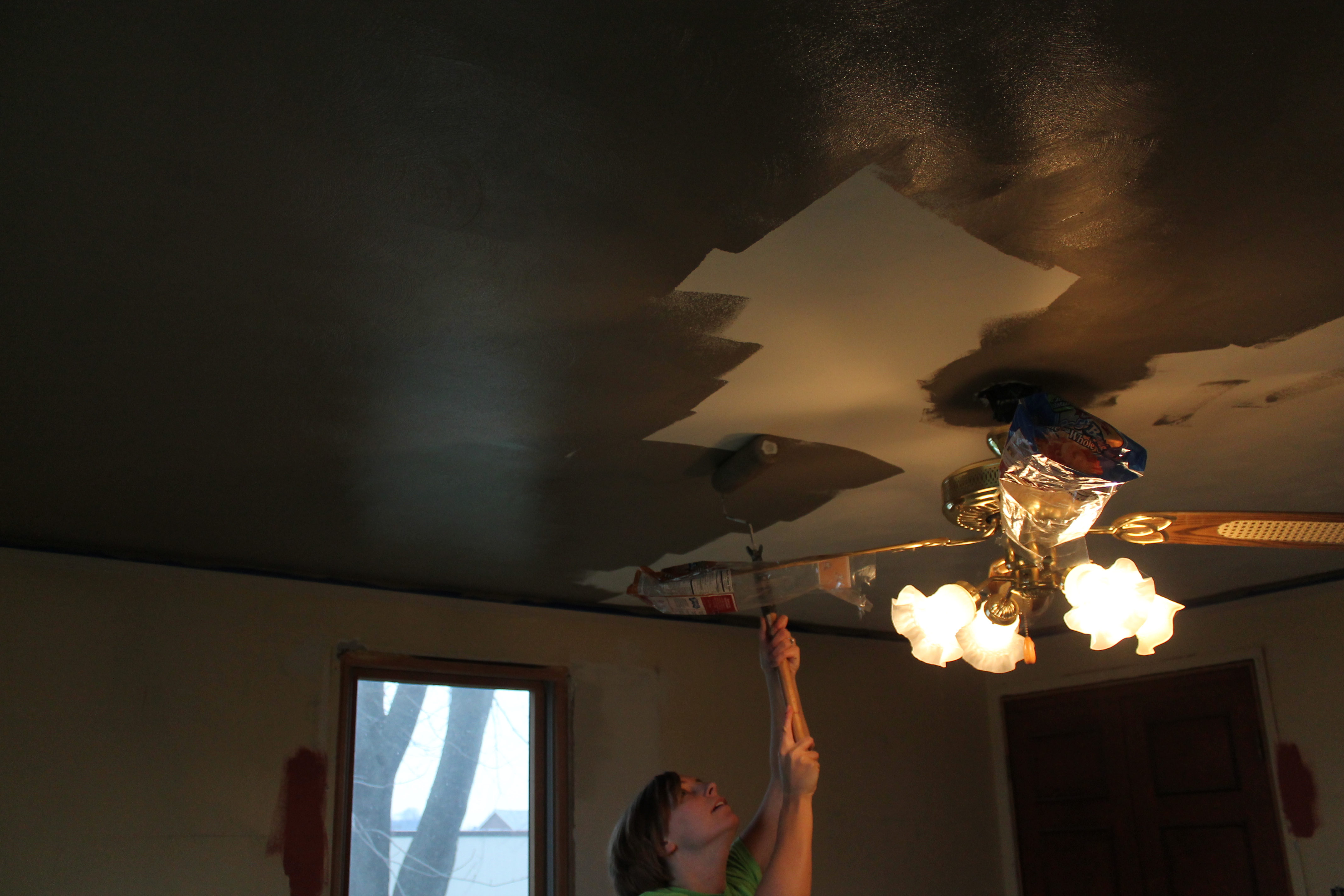 Master Bedroom Makeover Dark Painted Ceiling (in which I embrace a new