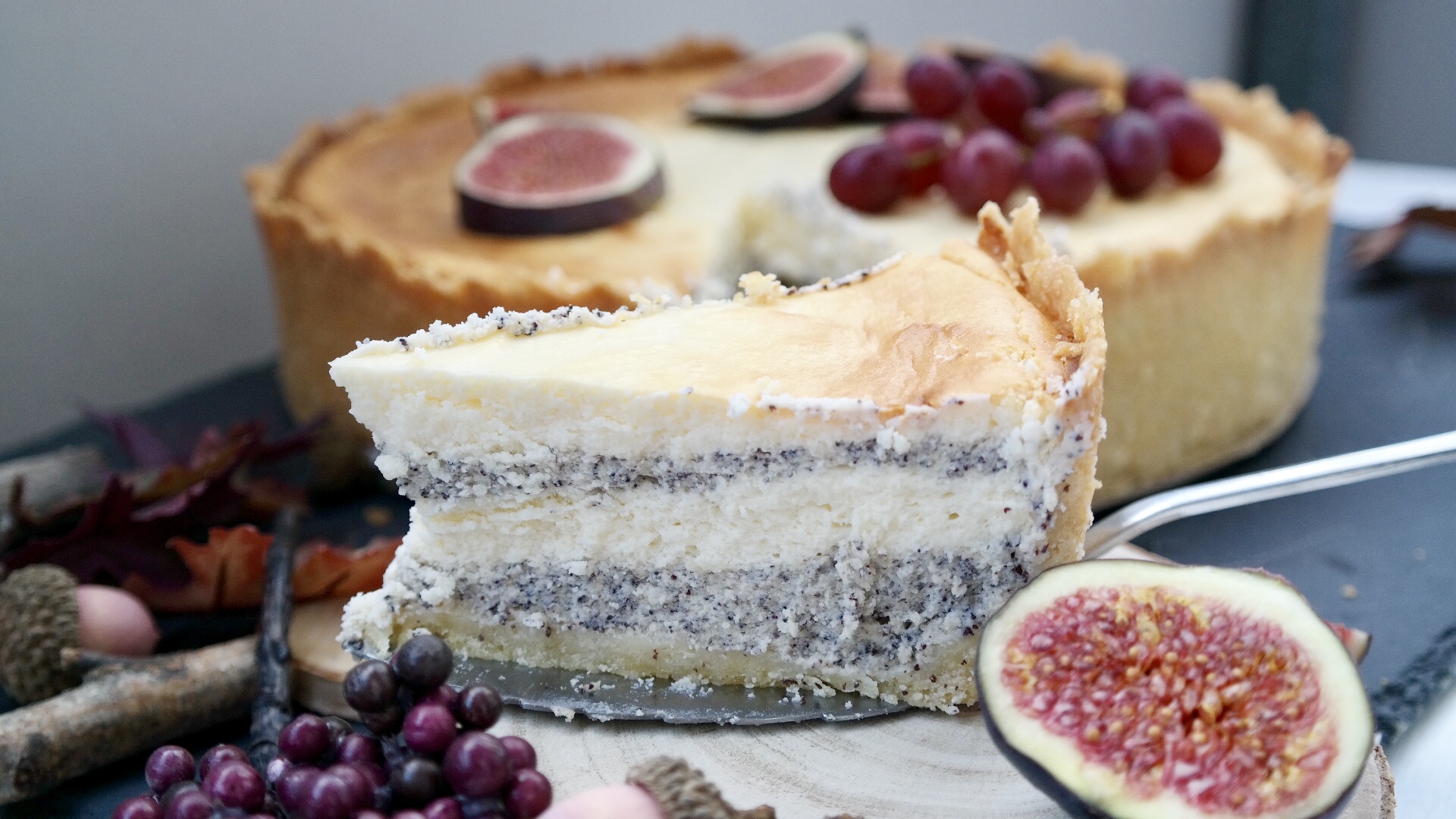 Glücklichmacher MohnKäsekuchen mit Mascarpone Annibackt