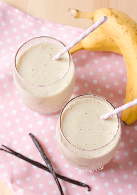 {3 Ingredient!} Healthy Vanilla Banana Milkshake