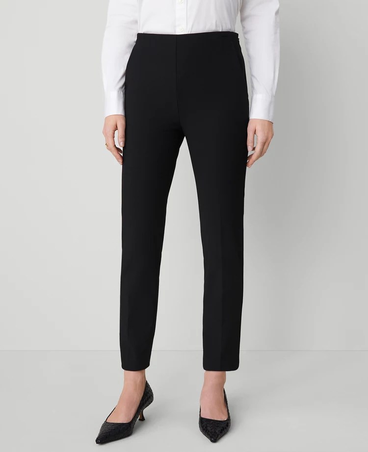 The Side Zip Ankle Pant in BiStretch