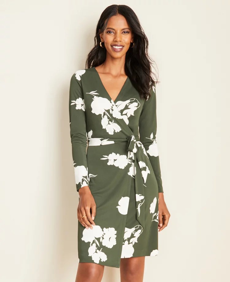 Floral Wrap Dress