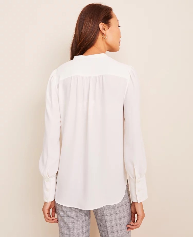 Nehru Collar Blouse