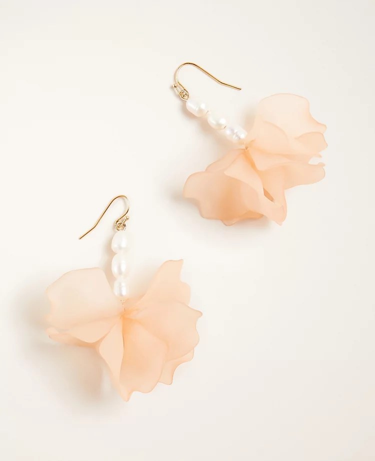 Resin Flower Earrings