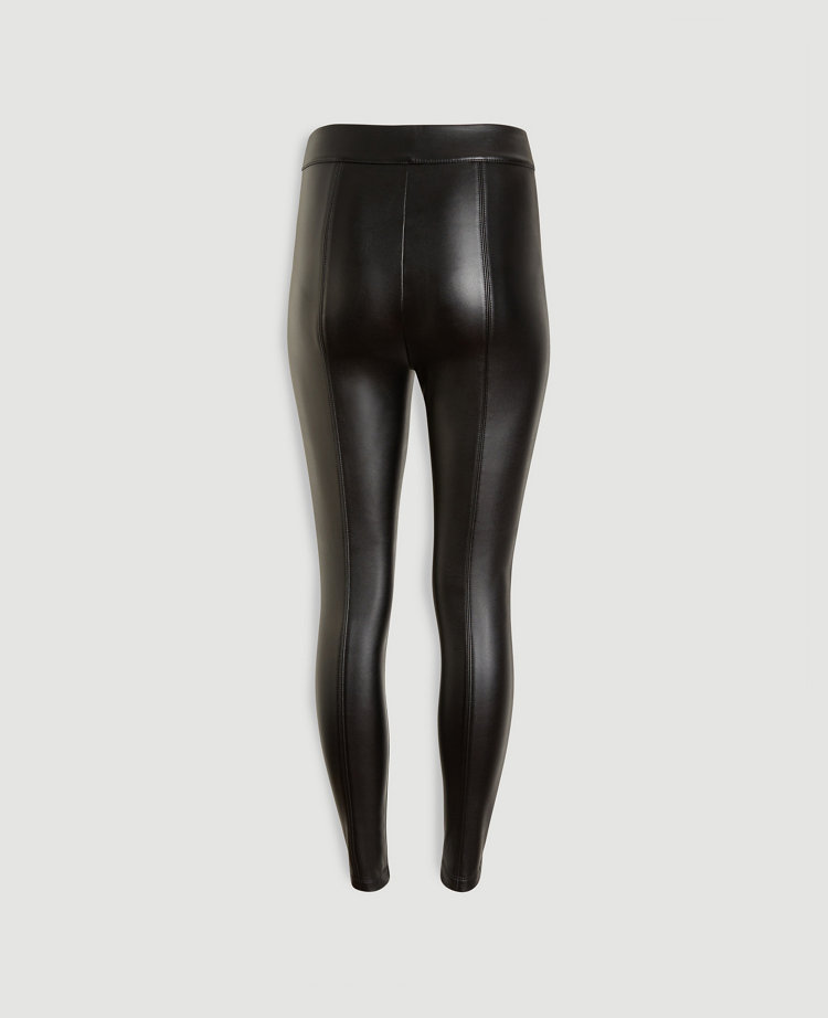 The Side Zip Faux Leather Legging