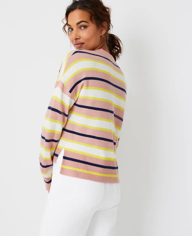 Striped Boyfriend Cardigan
