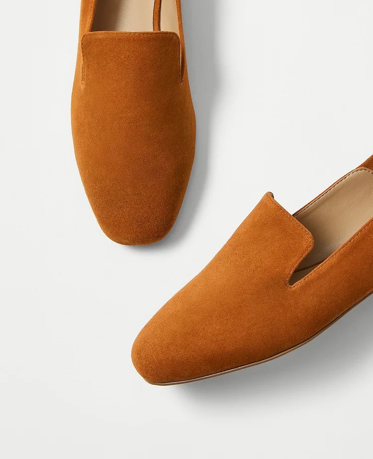 Step Back Suede Smoking Slippers
