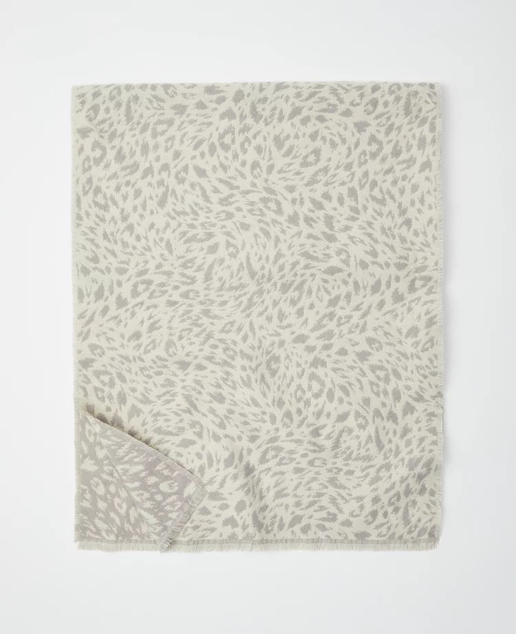 Animal Print Blanket Scarf