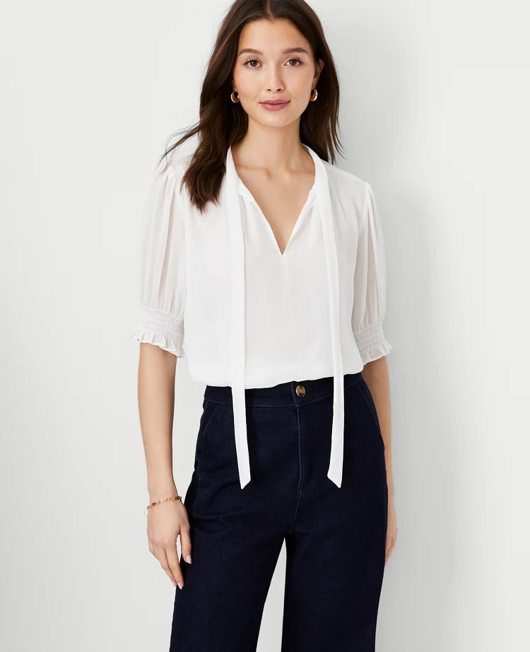 Women's Petite Tops & Blouses Ann Taylor