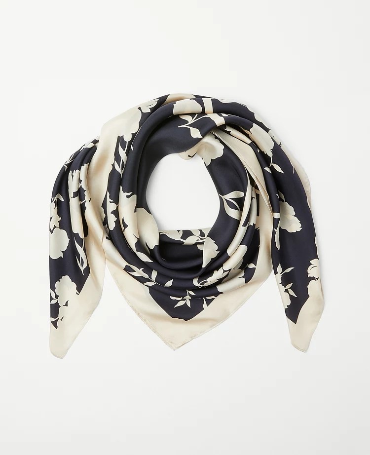 Floral Silk Scarf
