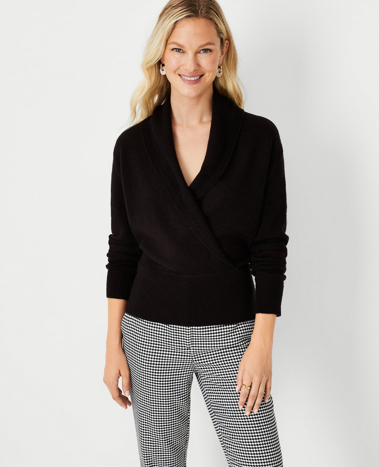 Petite Shawl Collar Sweater
