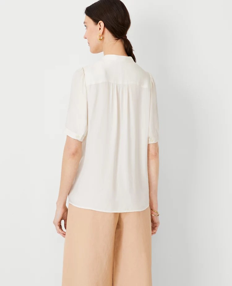 Petite Elbow Sleeve Popover