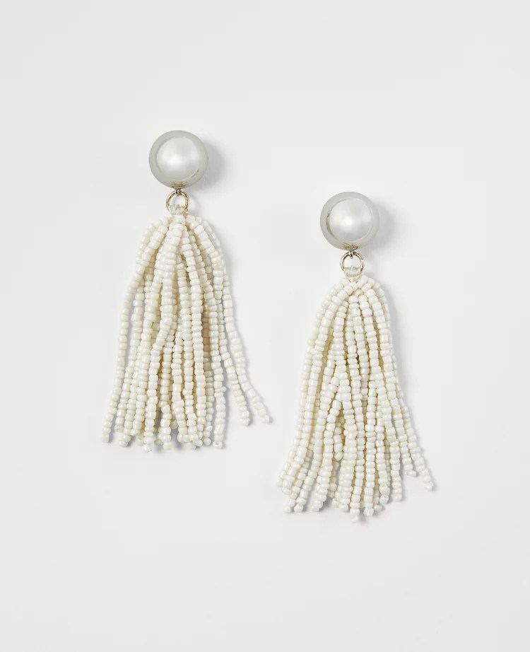 Metal Ball Tassel Earrings