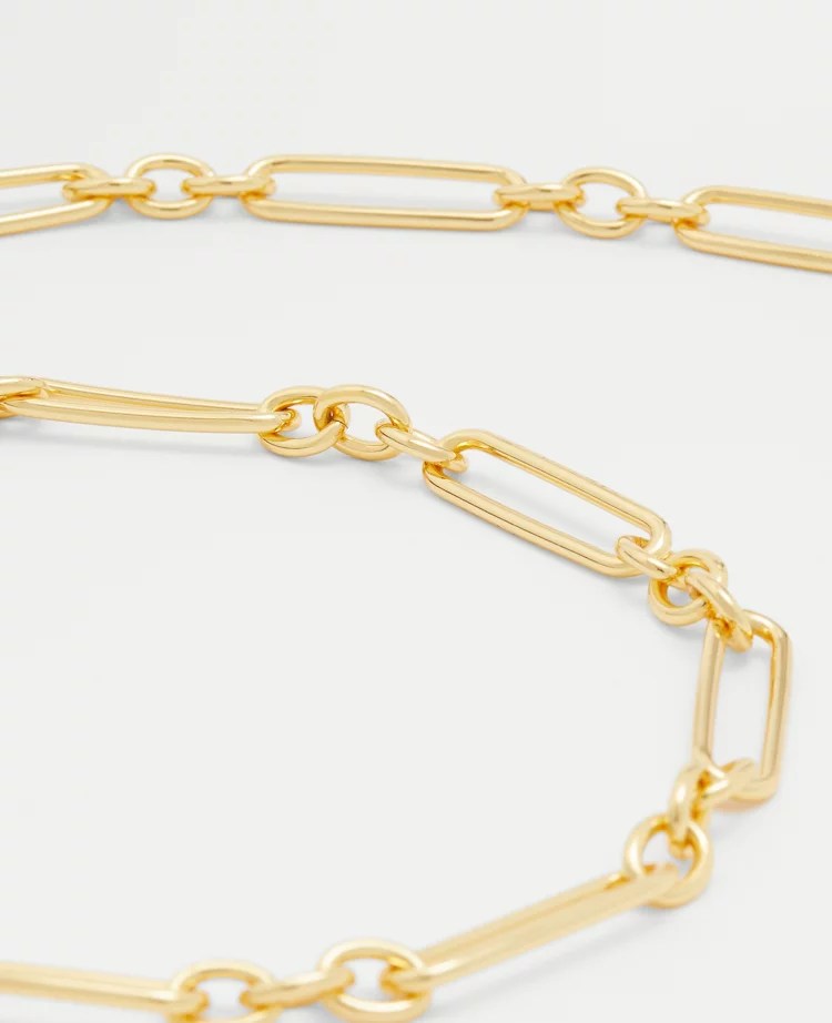 Chain Link Station Necklace