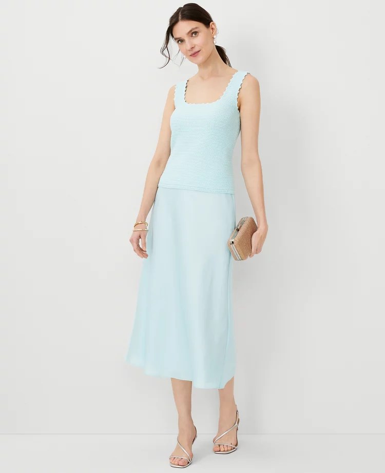 Petite Bias Slip Skirt