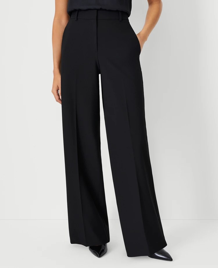 Women's Black Dress Pants Ann Taylor