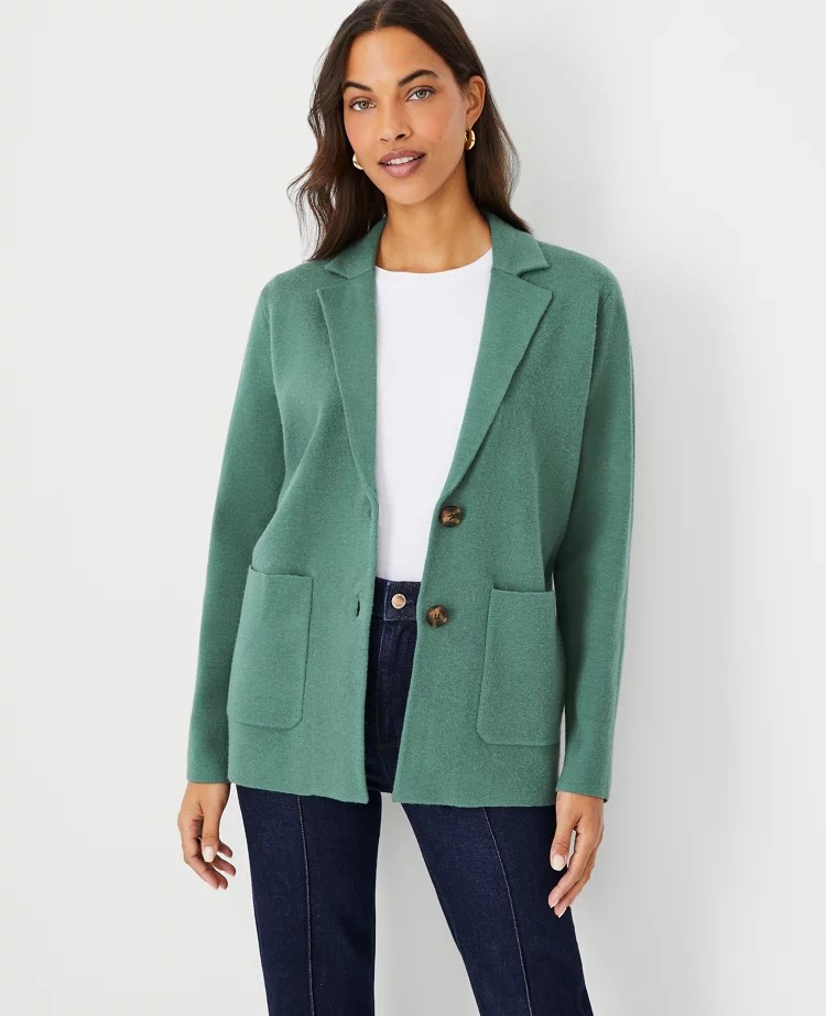 Petite Sweater Blazer