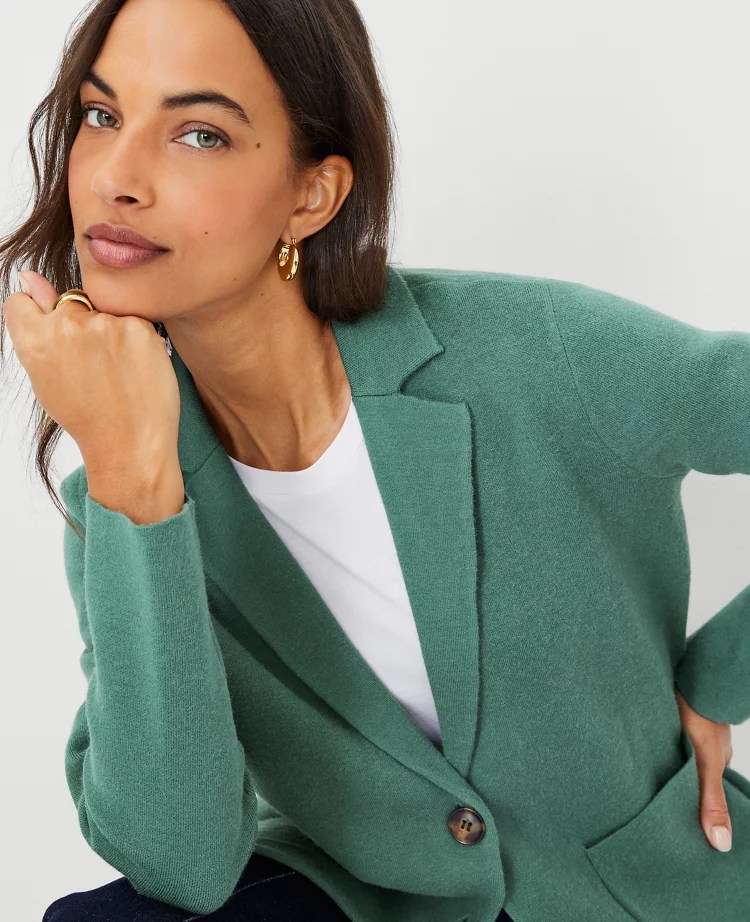 Petite Sweater Blazer