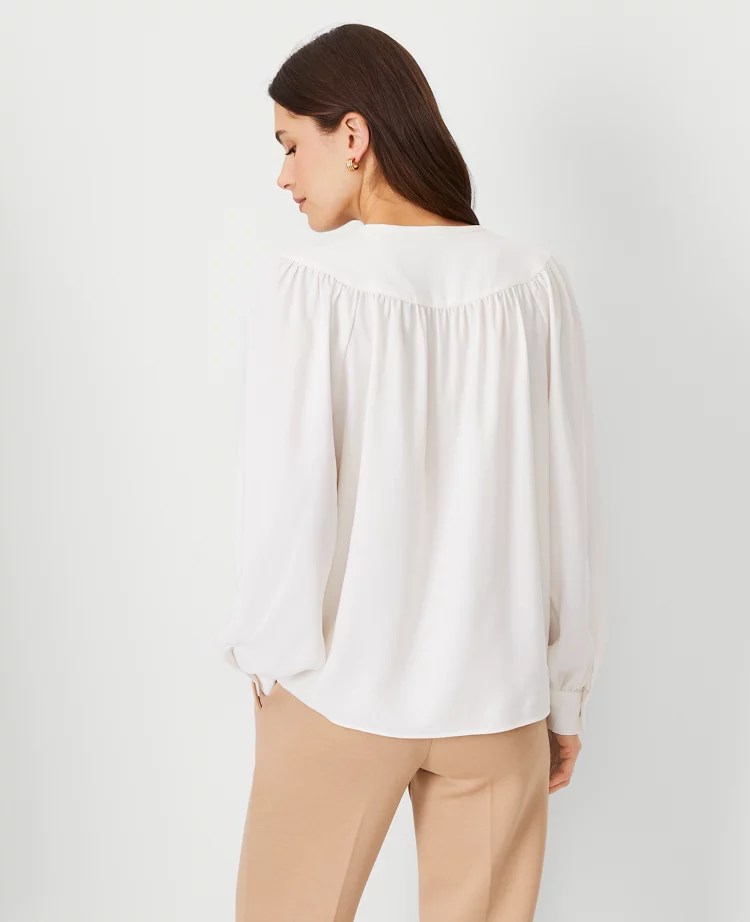 Draped Yoke Shirt