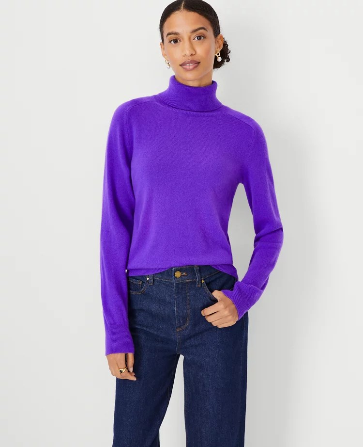Cashmere Turtleneck Sweater