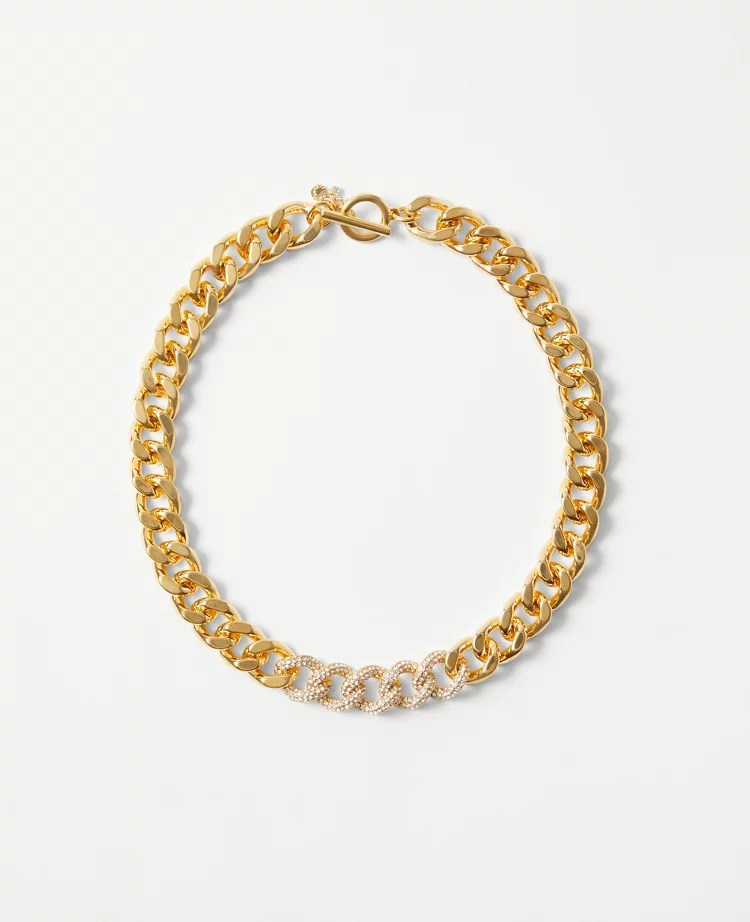 Embellished Chunky Chain Necklace