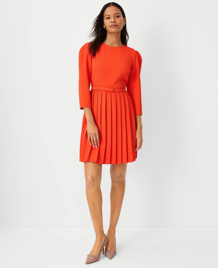 Petite Fit and Flare Dresses Ann Taylor