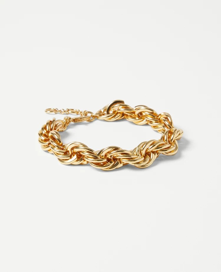 Twisted Rope Chain Bracelet