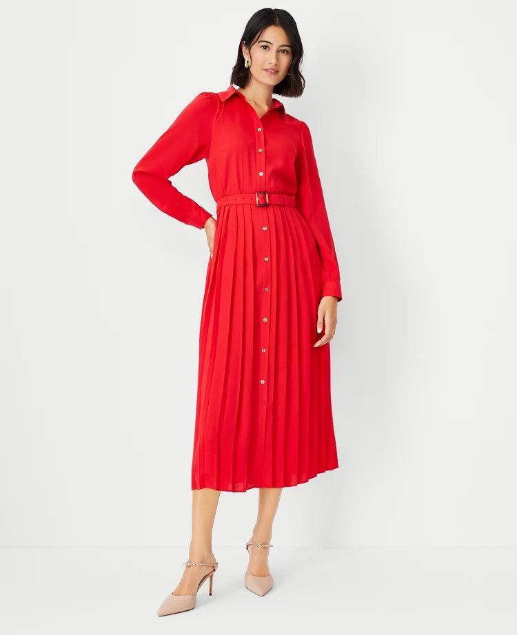 Women’s Red Dresses Formal, Casual, & More Ann Taylor