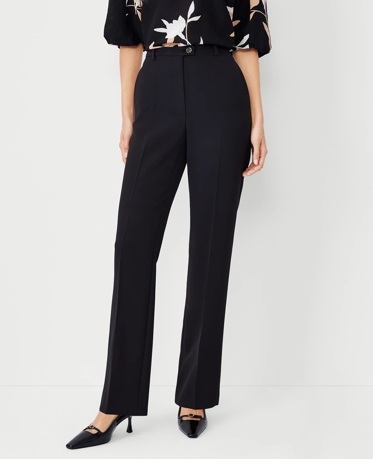 Women's Black Dress Pants Ann Taylor