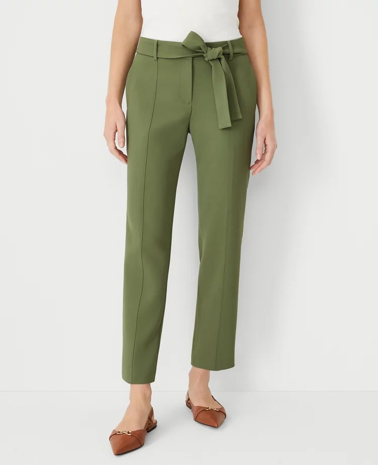 Women’s Green Pants Ann Taylor
